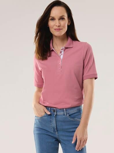 Poloshirt Frischekick Rosenholz