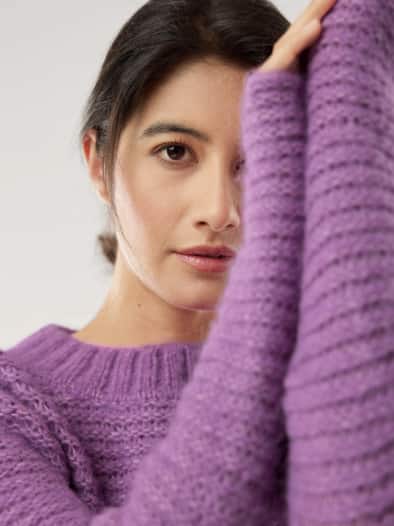 KERO Alpaka-Pullover Cyclam