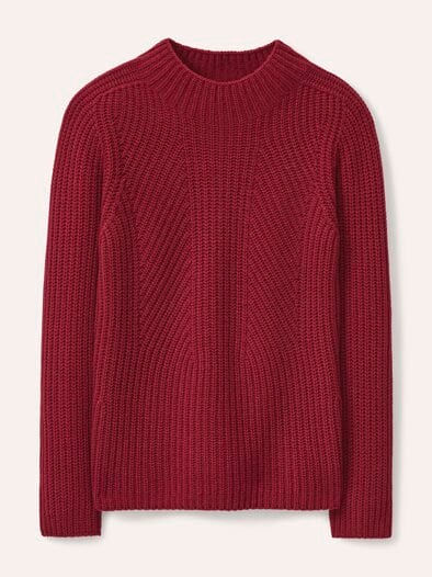 Cashmino Pullover Nahtlos Chianti