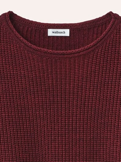 Pullover mit Kimonoärmel Merlot