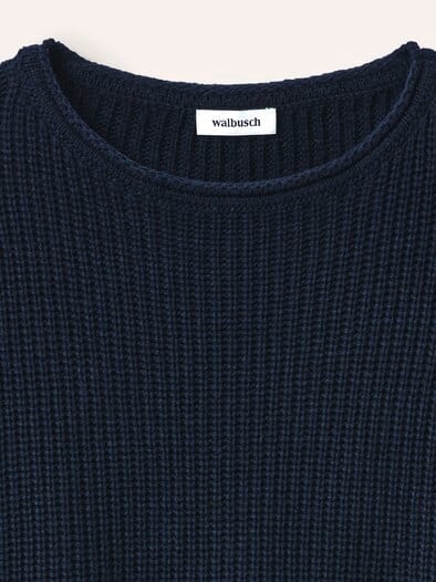Pullover mit Kimonoärmel Nachtblau