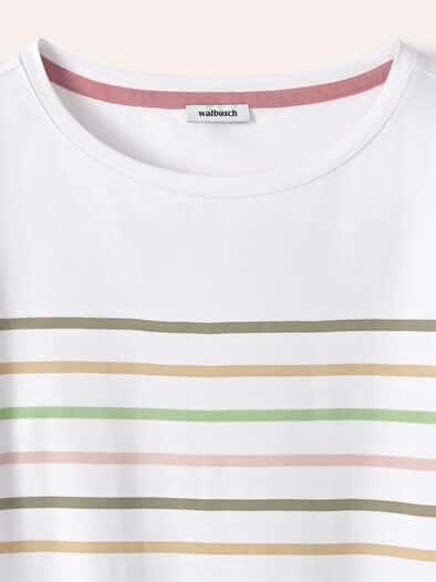 Ringelshirt-Softcotton Grün