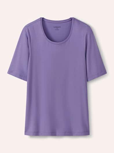 Viskose-Shirt Flieder