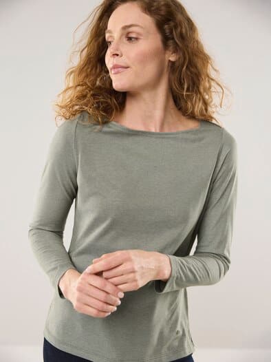 Wärmendes Shirt Oliv