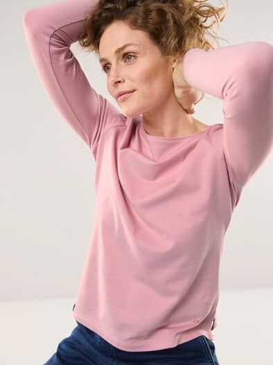 Wärmendes Shirt Rosenholz