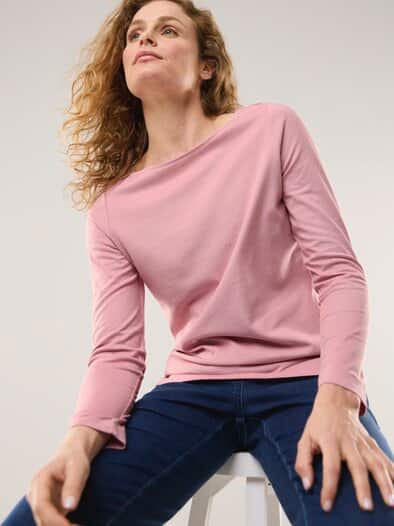 Wärmendes Shirt Rosenholz