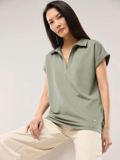 Poloshirt Edelmodal Khaki
