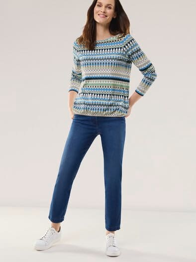 Blousonshirt Stadtsafari Multicolor Grün