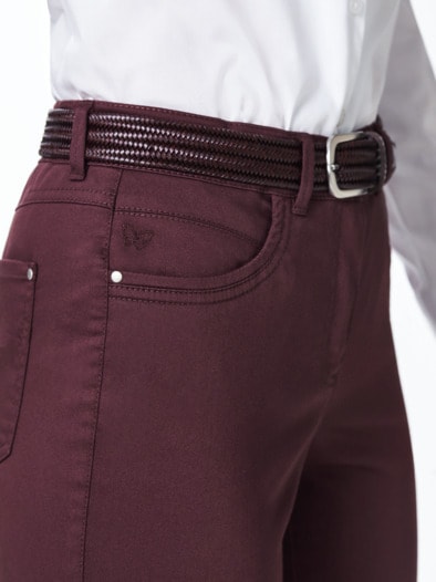 Extraglatt Baumwollhose Barolo