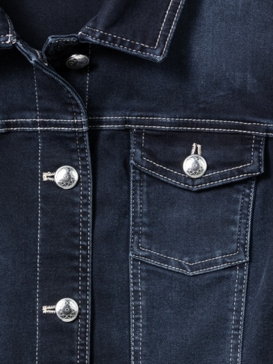 Powerstretch-Jeansjacke Blue Black