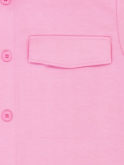 Jersey-Hemdjacke Softpink