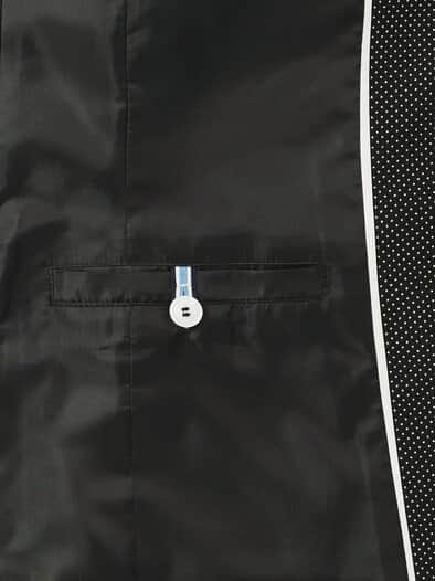 Reversblazer Dots Schwarz/Weiß