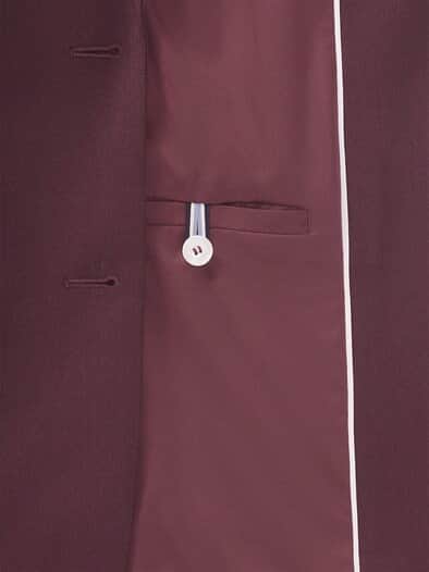 Knitterarmer Blazer mit Revers Merlot