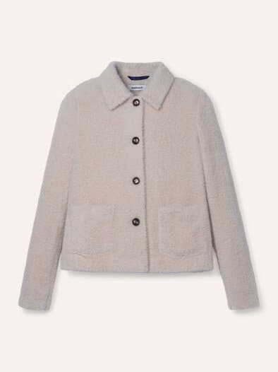 Flauschige Jacke Kitt