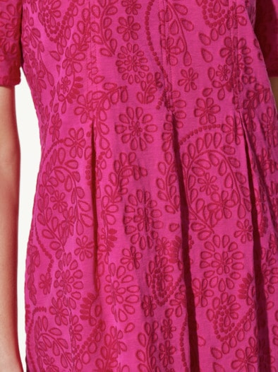 Jacquardkleid Fuchsia