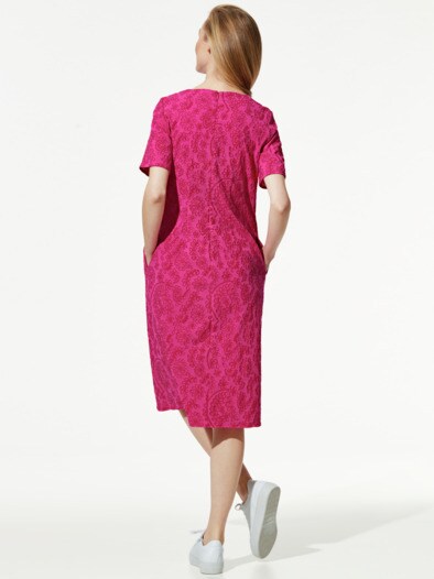Jacquardkleid Fuchsia