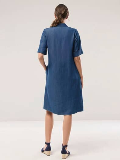 Tencelkleid Blau