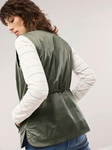 Leichtweste 5 Taschen Khaki