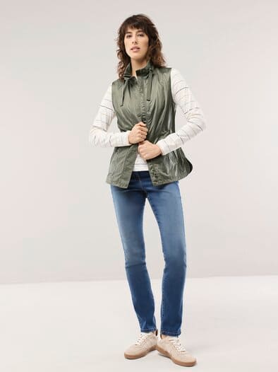 Leichtweste 5 Taschen Khaki