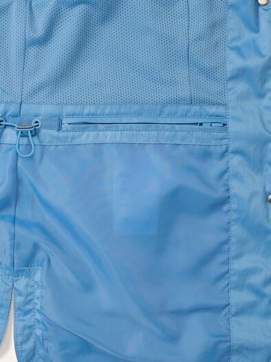 Leichtweste 5 Taschen Jeansblau