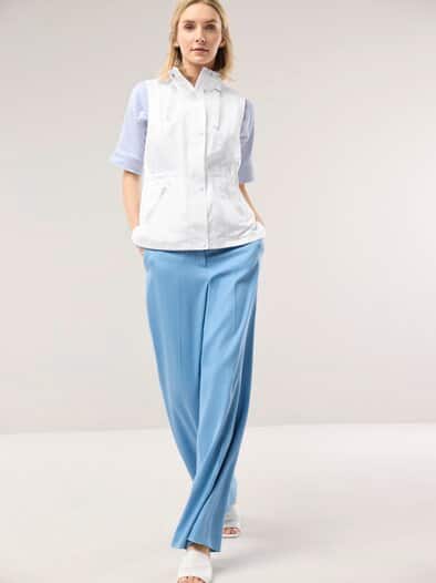 Leichtweste 5 Taschen Offwhite