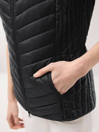 Steppweste Schwarz