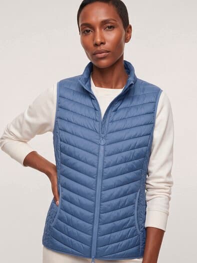 Steppweste Smokey Blue