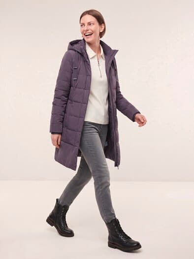 Steppmantel Thermozone Mauve
