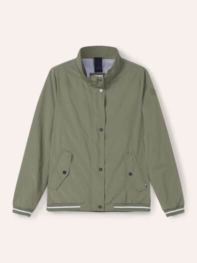 Blousonjacke Baumwollmix Khaki