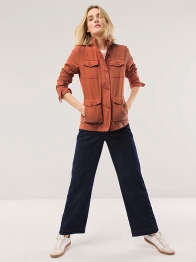 Cotton Fieldjacket Terra