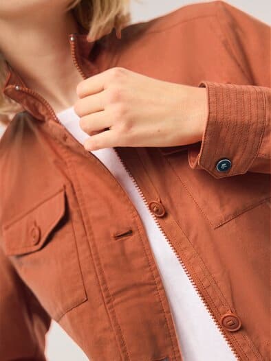 Cotton Fieldjacket Terra