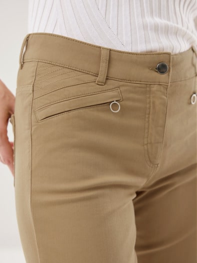 Powerstretch-Baumwollhose Caramel