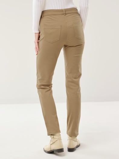 Powerstretch-Baumwollhose Caramel