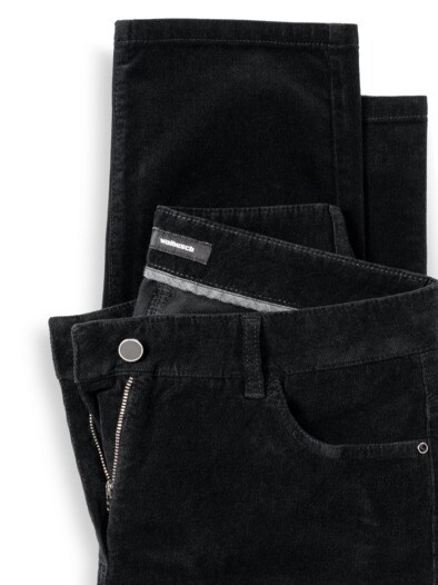 Five-Pocket-Cordhose Schwarz