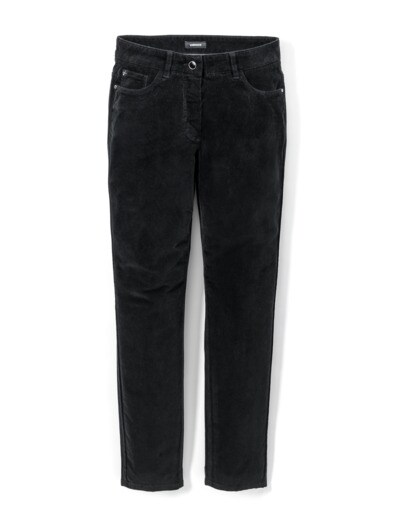 Five-Pocket-Cordhose Schwarz
