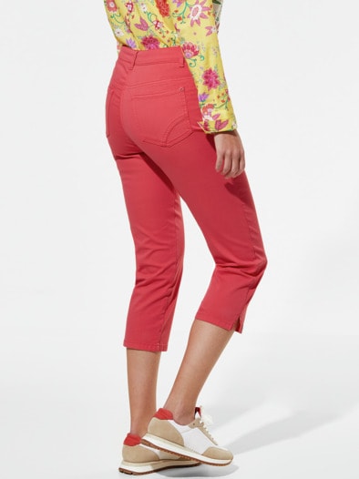 Baumwoll-Capri Supersoft Koralle