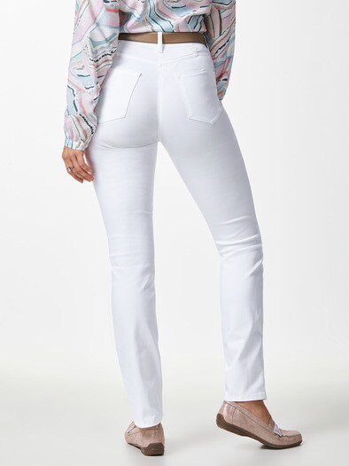 Yoga-Jeans Ultrastretch Weiß