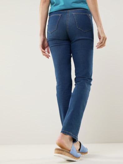 Yoga-Jeans Ultrastretch Feminine F. Blue Stoned