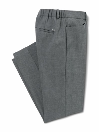 Koffer-Schlupfhose Mittelgrau