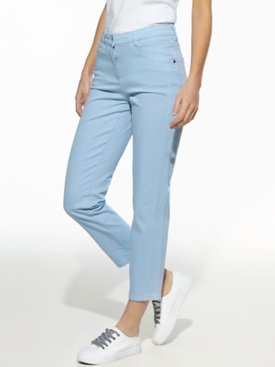 7/8-Baumwollhose Figurwunder Skyblue