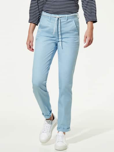 Soft-Cotton Chino Skyblue