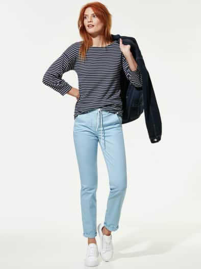 Soft-Cotton Chino Skyblue