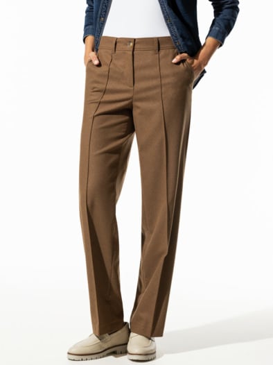 Premium Marlenehose Caramel Melange