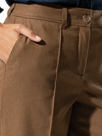 Premium Marlenehose Caramel Melange