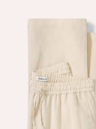 Marlenehose Leinenmix Natur