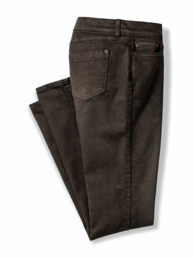 Husky-Jeans Kaffeebraun