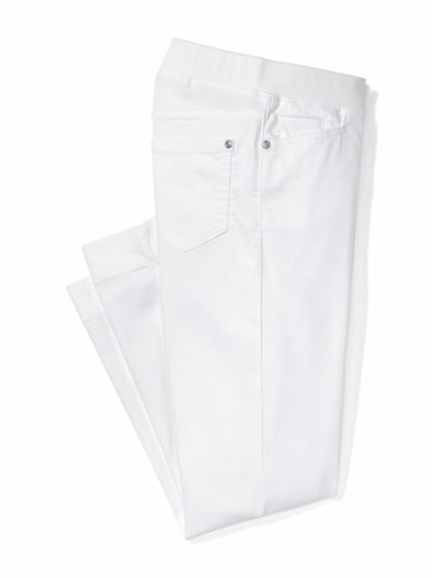 7/8 Dynamic Schlupfjeans Weiß