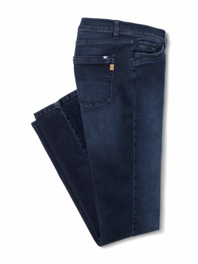 Five-Pocket-Jeans-Cosy-Stretch Dark Blue