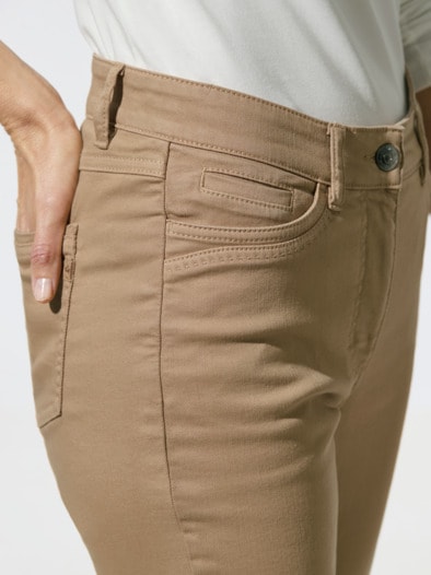 Five-Pocket-Jeans-Cosy-Stretch Caramel