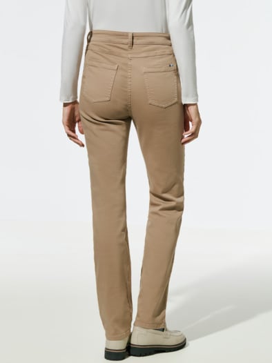 Five-Pocket-Jeans-Cosy-Stretch Caramel
